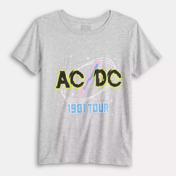 New! AC/DC Rock Band 1981 Tour T-Shirt - Picture 3 of 3